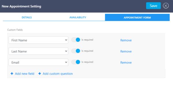 New-Appointment-Setting-Form