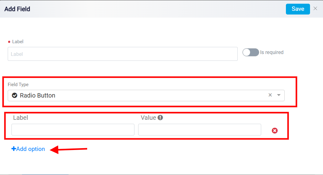 Institutions Custom Fields